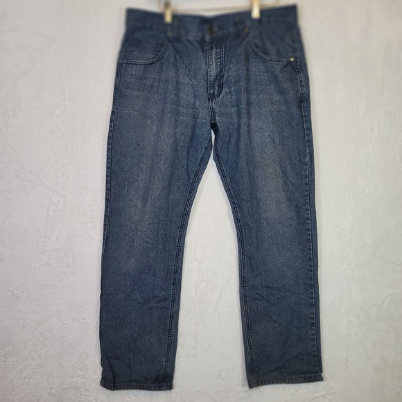 Beverly Hills Polo Club Other - Beverly Hills Polo Jeans Blue Denim Straight Leg Casual Workwear Mens Size 36x31